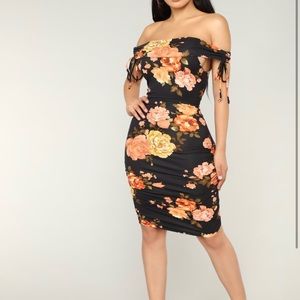 Fashion Nova floral mini dress